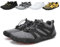 AONETIGER Barefoot Shoes Homme Femme Chaussures de Trail Running Légère Outdoor Chaussures Minimalistes Antidérapant Chaussures Pieds Nus Conception à Bout Large (Gris foncé/44EU)
