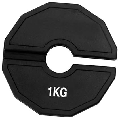 Harilla Fractional Weight Plate Dumbell Weight Space Saving Portable Gym Supplies Micro Change Plate for Dumbbells Standard Barbells, 1kg