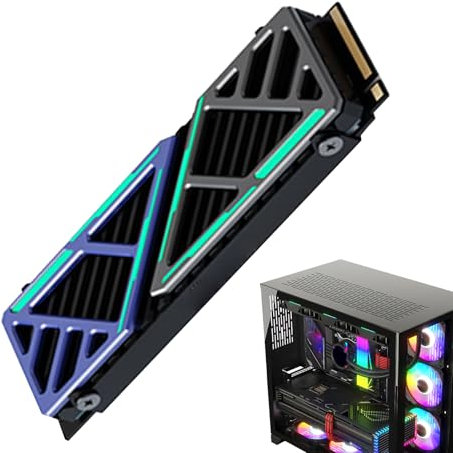 Dissipatore Per Unità Disco PC - Raffreddatore Per Drive Portatili,Dissipatore Termico Portatile per Professionisti, Creatori, Aziende, Intrattenimento, Appassionati di Videogiochi