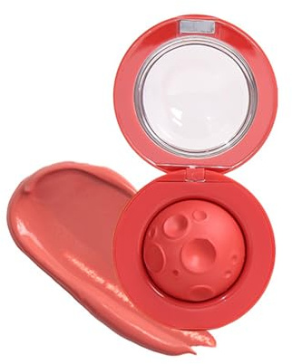 MĒTYSUR Moon Design Cream Blush & Lip Tint, Multi-Use 2-in-1 Cheek and Lip Stain, Long Lasting Natural Glow Buildable Blush Stick for Cheeks Lips, Dewy Finish Vegan Cruelty Free Makeup