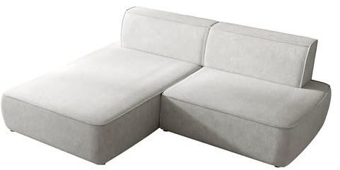 Mirjan24 Sofa mit Schlaffunktion Zuno, L-Form Schlafsofa, 3 Sitzer, Ecksofa mit Schlaffunktion und Bettkasten, Schlafcouch mit Bettkasten, Wohnzimmer Couch (Velo 633, Seite: Links)