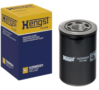 HENGST - Ölfilter H20WD01 - Öl-Anschraubfilter für KFZ | Hochwertiger Motorölfilter für KFZ mit Otto- oder Dieselmotor - Robuster Ölfilter mit hoher Schmutzaufnahmefähigkeit