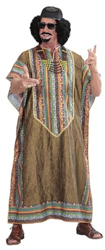 W WIDMANN MILANO Party Fashion - Kostüm Afrikanischer Diktator, Tunika, Mottoparty, Karneval