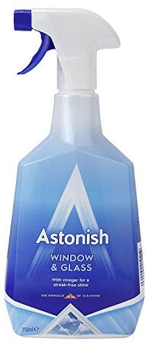 Astonish Window & Glass Cleaner, 750 ml, No Mess Set of 2