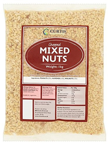 ( 1kg Pack ) Curtis Chopped Mixed Nuts 1kg