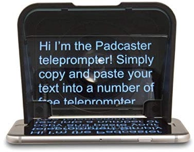 Parrot Teleprompter - der tragbarste und preiswerteste Teleprompter der Welt