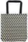 moses Ed, the Cat Shopper Cats allover, Stofftasche aus 100% Baumwolle, mit Katzenmotiv, Shopper mit Standboden für Einkäufe, Büro oder Uni, 39 x 42 cm, Schwarz