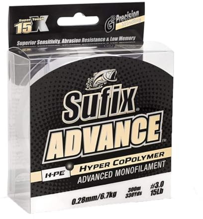 Sufix - Advance G2 Clear 300M 25 - Sav25C300 - Asu470603
