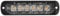 KIMISS 12-24V 6 LED Luz de advertencia de emergencia de flash estroboscópico de Coche con Parrilla barra de luces intermitente(amarillo)