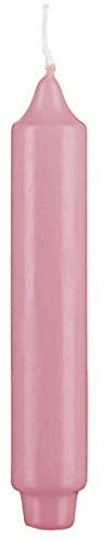 Bougies Pilier Vieux Rose, 170 x 30 mm, 12 Bougies
