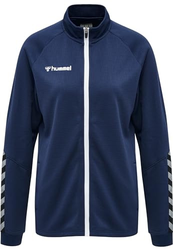 hummel Damen Authentic Women Poly Zip Jacket Jacke, Marine, 2XL