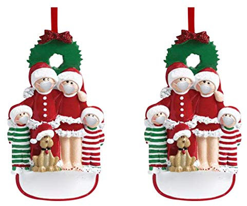 Fannyfuny Weihnachtsschmuck, Familienschmuck, Weihnachtsbaumschmuck, 2020 Weihnachtsfeiertags Dekorationen, Personalisierten Baum-Weihnachtsschmuckes, Heiligabend