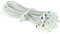 25 Stück Spanngummis weiß, 15, 20 oder 25 cm lang, 4 mm Durchmesser 20 cm