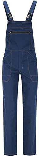 BWOLF Anax - Salopette da lavoro in cotone, da uomo, colore: blu blu M