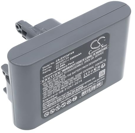 CS-DYC341VX Akku 2500mAh Kompatibel mit [Dyson] DC31 Animal, DC34, DC34 Animal, DC35, DC35 Multi Floor, DC44 DC45, DC45 SV, DC56 Ersetzt 202932-01, 202932-02, 202932-05, 202932-06, 917083-01, 965557