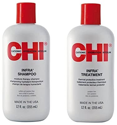 CHI Infra Set - Infra Shampoo 355ml + Infra Treatment 355ml