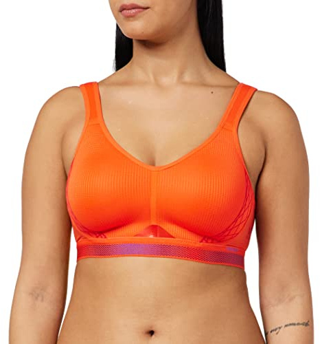 Triumph Damen Triaction Cardio Flow P EX, Sport BH mit Racerback, Mandarin Red, 70B