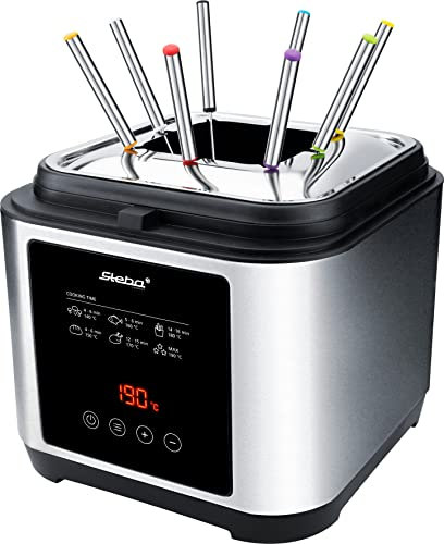 Steba freidora/set de fondue con 2,5 litros de capacidad y set de fondue incluido. DF 150F.