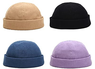 Faringoto Corduroy Solid Color Bucket Vermieterhut Herren und Damen Cap Roll Sleeve Retro Hat, 4color, One size