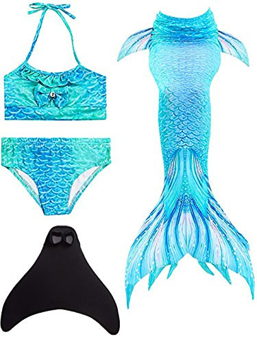 shepretty meerjungfrauenflosse mädchen,4PC,xiaoheiDH06-150