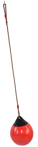 Aufblasbarer Ballschaukelsitz, Aus Kunststoffmaterial, Hohe Festigkeit und Verschleißfestigkeit, Ballschaukelgröße 29 cm (Ohne Luft), 11,4 Zoll Lanyard, Geeignet für Balkon Im Freien