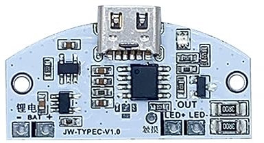 DONGKER Dimmer Touch LED,Interruttore 0-99.99% Stepless Dimmer per Lampada da Tavolo Modulo di Protezione di Ricarica Circuito