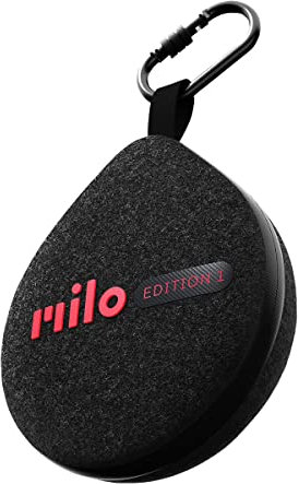 MILO Carry Case – Premium-Schutzhülle Action Communicator mit Platz für 1, Clip und Ladekabel (Nicht enthalten) – Schutz bei Stürzen – Mit Karabiner