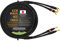 WORLDS BEST CABLES - 15 Foot - Coaxial Audiophile Single Speaker Cable for Center Channel - Custom Made Using Mogami 3082 Wire & Eminence Gold Plated Banana & Spade Plugs