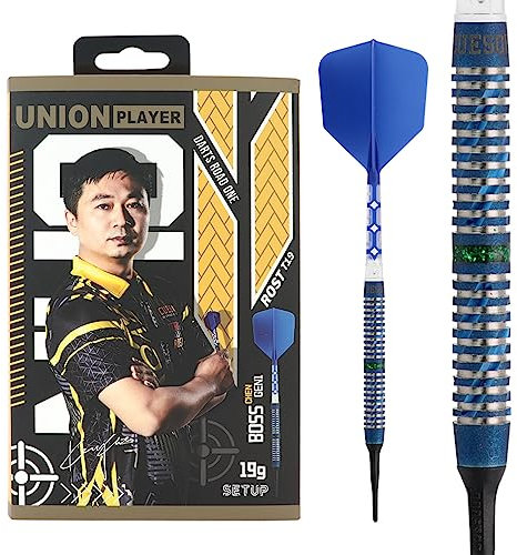 CUESOUL BOSS CHEN GEN1 19g 90% Wolfram-Dart-Set mit weicher Spitze