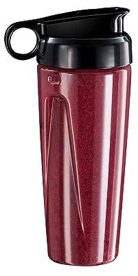 Russell Hobbs To-Go N700105 Gourde avec couvercle et ouverture pour blender 2 en 1 23821-56 600 ml, sans BPA, passe au lave-vaisselle, pour smoothie et comme bouteille de sport pour les déplacements