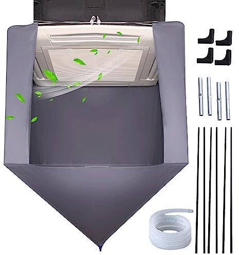 Teksome Limpieza Aire Acondicionado | Limpieza Aire Acondicionado Dividido | Cubierta Limpieza Aire Acondicionado | Limpieza Polvo Aire Acondicionado para el hogar