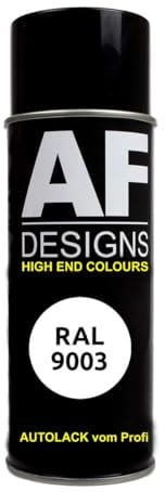 RAL9003 SIGNALWEISS Spraydose matt Lackspray Sprühdose DIY Autolack