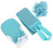 FRCOLOR 3 Sets 3pcs Long Straps Back Rub Bath Towel 3-piece Shower Kit Bath Ball Women's Bath Accessories Gentle Skin Cleansing