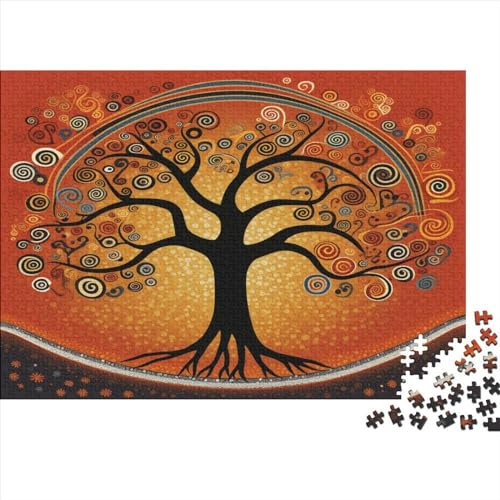 Albero della vita Adulto Puzzle Puzzles 1000 Pezzi Arte Regalo Per Amore E Amico Decorazione Interna Unica Gioco EduGattiion Per Gioco Familiare Stress Relief Toy 1000pcs (75x50cm)