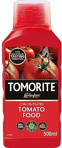 AMK® Levington Tomorite Concentrate 500ml Tomato Plant Food Fertiliser Feed High Potash for Yield Flavour Contains Seaweed Extract