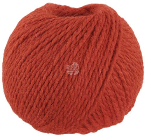 LANA GROSSA Natural Lama Chunky | Voluminöses Garn aus feinen Baby-Lama Fasern | Handstrickgarn aus 100% Lama (Baby) | 50g Wolle zum Stricken & Häkeln | 70m Garn FB4