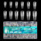 Medium Square Nail Tips 600 PCS Full Cover Nail Tips 12 Sizes Half Matte Soft Gel Tip Clear Acrylic Nails Tip for Gel Extensions Easy Nails Extensions for Art DIY Home