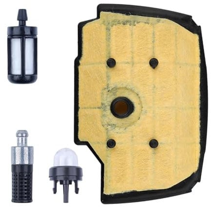Air Fuel Oil Filter Primer Bulb Service Kit for Stihl MS201T MS201 MS201TC Chainsaw Replace 11451404400