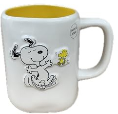 Rae Dunn Peanuts Kaffeetasse aus Keramik – Woodstock (Best Friends)