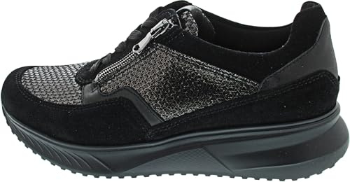 Waldläufer Ortho-Tritt K-Janka 617K01-501-771 Baskets stretch Noir/anthracite Largeur K 617K01-501-771 Noir