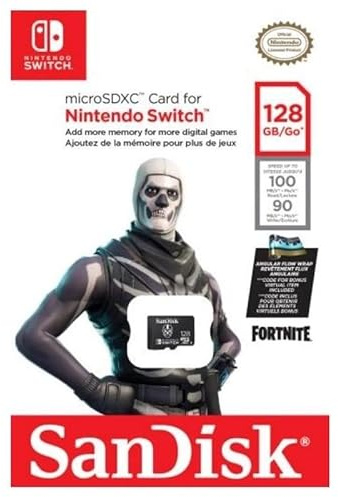 Born To Vape presente Carte Micro SD Fortnite Nintendo Switch 128GB - Stockage Officiel et son sticker BTV exclusif collectionnable