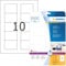 HERMA 4353 Disketten Etiketten 3,5 Zoll, 25 Blatt, 70 x 50,8 mm, 10 pro A4 Bogen, 250 Stück, selbstklebend, bedruckbar, matt, blanko Papier ZIP-Disk Klebeetiketten Aufkleber, weiß