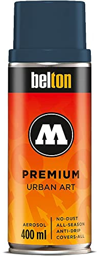Molotow Premium Spray Paint Can Belton 400ml, Colour: 214 - TOAST Signal Black