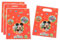 alles-meine.de GmbH 6 STK. Partytüten Mickey Mouse Geburtstagstüten Folie Mitgebsel Tüten Tasche Donald Minnie Micky