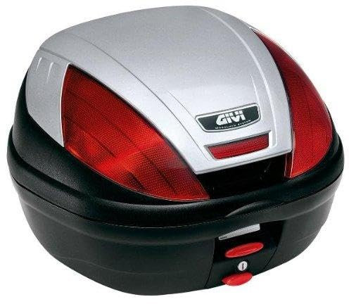 Givi E370G730 Monolock Topcase mit Cover, Silber Lackiert