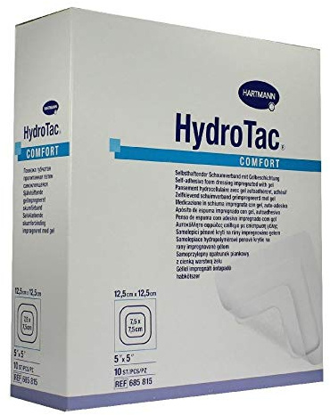 Hydrotac Comfort Schaumverband 12,5x12,5 cm Steril
