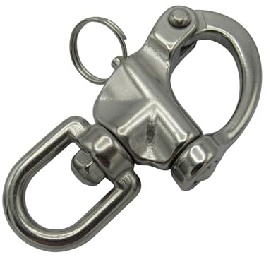 Secure Fix Direct 87mm Swivel Snap Shackle Grade 316 Stainless Steel