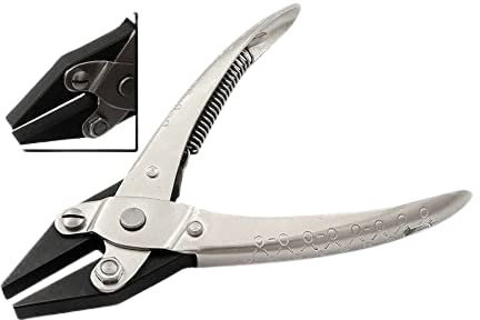 Tools N Tools UK Heavy Duty Parallel Action Flat Nose Pliers Smooth Jaws Jewelry Making Crafts