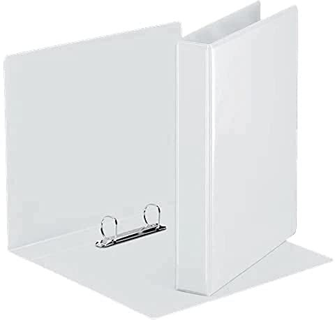 Rexel A4 Presentation Binder, White, 25 mm 2D-Ring Diameter, 2115582