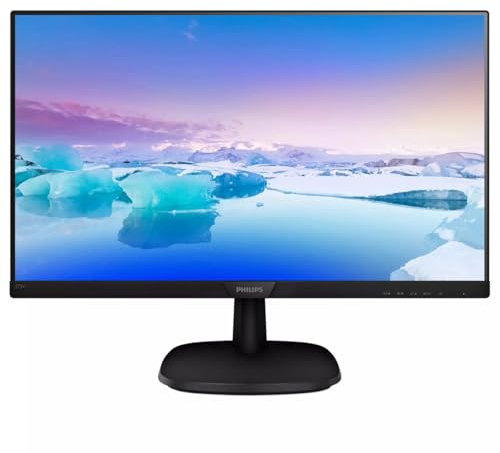 Philips V Line 273V7QJAB 27 Full HD LED Matt Black Flat Panel PC Monitor - 27 1920 x 1080 Pixels Full HD LED 4ms - Black